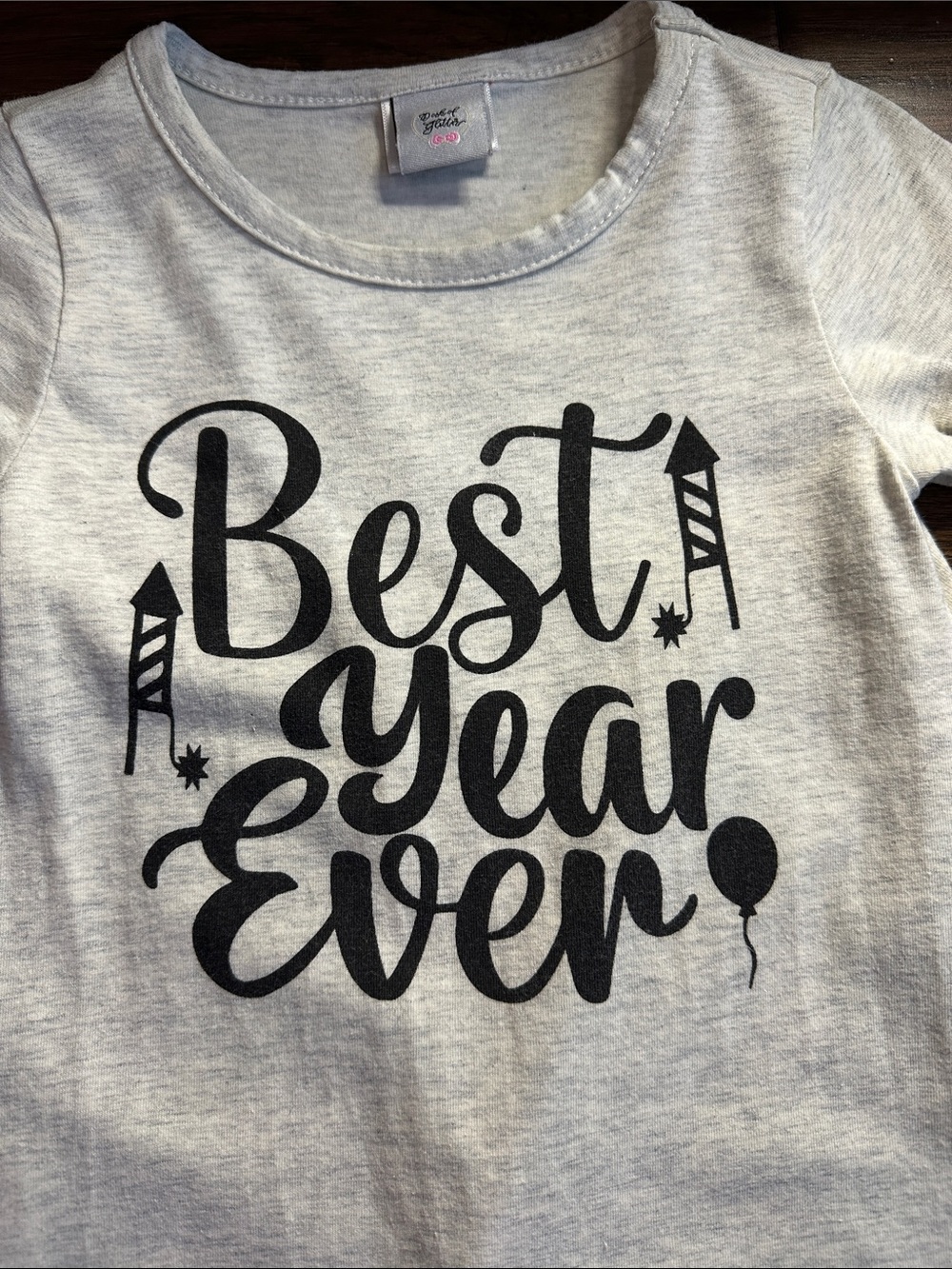 ‘Best Year Ever' Ruffle Romper - Picture 3 of 5